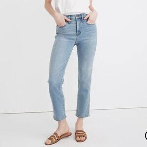 ‎NEW Madewell Supersoft Stovepipe Jeans in Plattwood